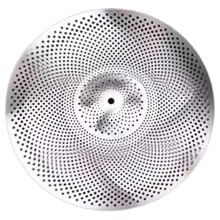 18 Inch Low Volume Cymbal Set for Beginners, Alloy Quiet Practice Cymbal with Noise Reduction