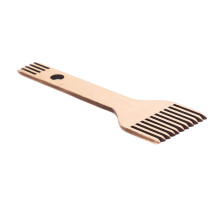 Wooden DoubleEnded Macrame Comb with Ergonomic Comfort Grip, Beech Wood Weaving Tool for Fringe