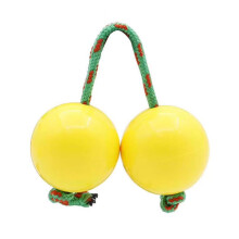 Adjustable Kashaka Shaker African Percussion Instrument for Rhythm Training and Music Teaching Yellow