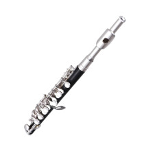 Piccolo Flute C Key for Beginners with ABS Body and White Copper Head, Enhanced Resonant Sound