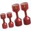 4 Pieces Two Hole Flange Alignment Pin Set for Precision Pipe Flange Installation with Level Tool 4