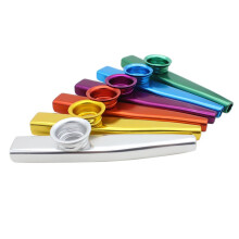 6pcs Metal Kazoo Instruments Set for Adults and Kids, Durable Build, Fun Group Party Play