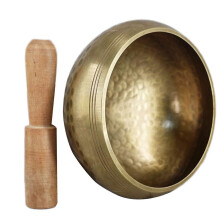 Handmade Tibetan Singing Bowl Set 8.5cm Brass Meditation Bowl with Mallet for Healing Yoga