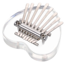 8Tone Mini Kalimba Thumb Piano Acrylic Easy Learn Play with Clear Bright Sound for Beginners and Kids
