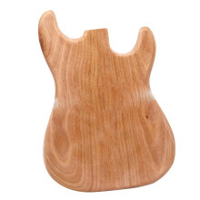 Professional Electric Guitar with Natural Wood Finish, Lightweight Design for Stage and Studio
