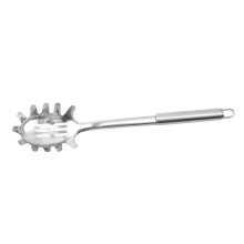 5Stk Wiederverwendbarer Pasta-Löffel Mit Zähnen Silber