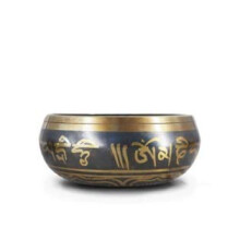 Tibetan Singing Bowl 10.5cm Handmade Copper Sound Bowl for Meditation Yoga and Mindfulness