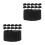40Stk Schwarze Elastische Trauerarmbänder Polyester Für Beileidsfeiern 4