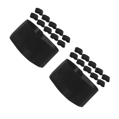 40Stk Schwarze Elastische Trauerarmbänder Polyester Für Beileidsfeiern 2