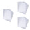 300Pièces Transparent Thermorétractables Pour 6