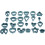 2Ensembles Cutter Polymer Bleu Pour Artisanat DIY 1