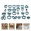 2Ensembles Cutter Polymer Bleu Pour Artisanat DIY 6