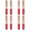 8Pièces Brosse Silicone Confortable Rose Pour Rouge À 7