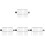 4Ensembles Grilles Anti-Bouchage Argent Pour Balcon Sol En Acier 2