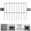 4Ensembles Grilles Anti-Bouchage Argent Pour Balcon Sol En Acier 9