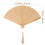 2Pièces Éventails Vintage En Bambou Accessoire Portable Été 2