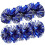 18Pièces Pompoms Glossy Pour Danse, Cheer Animations D'équipe 1