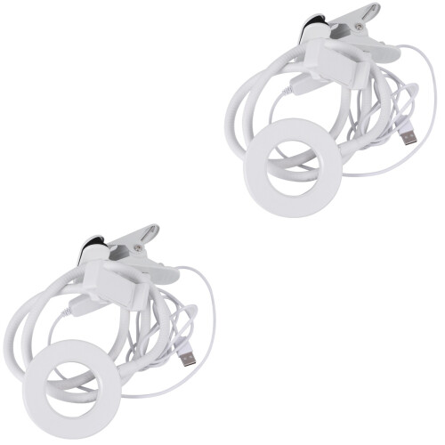 2Pièces Anneau LED USB Pour Selfie Portable 2