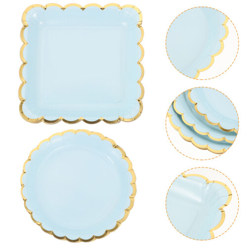 80Pcs Light Pink Paper Dinner Multi-Use Party 1