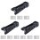 3Pièces Rabots Bois Pour Jardinage Noir Aluminium Robuste 2