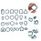 2Ensembles Cutter Polymer Bleu Pour Artisanat DIY 8