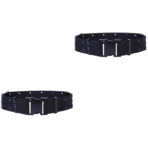 2Pièces Ceinture Tactique Nylon Pour Réglable 2