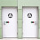20Pièces Signaux Toilettes PVC Facile Pose 4
