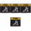 4Pièces Patches Brodées Avertissement Polyvalentes Multicouleurs 3
