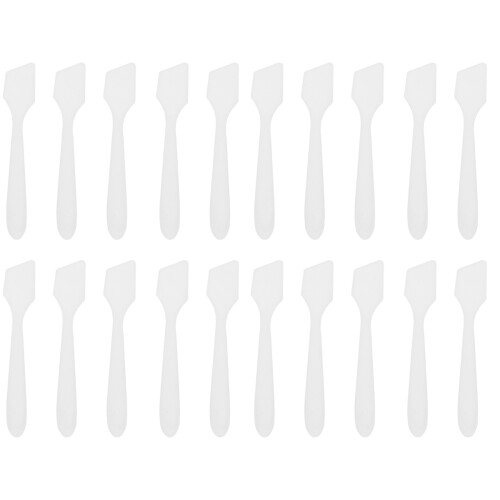200Pièces Spatule Crème Blanche Durable Compact 1