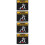 4Pièces Patches Brodées Avertissement Polyvalentes Multicouleurs 8
