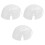 3Pièces Insert Casque Renforcé Usage Travail Faible 3