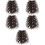 5Pièces Extensions Clip Longs Ondulés Multicolores Décoratives 9