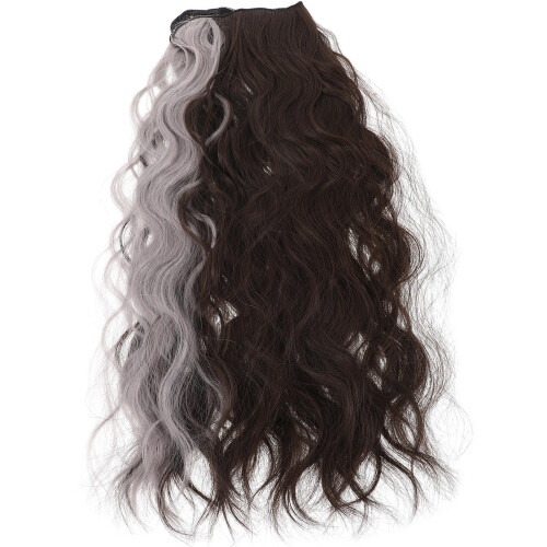 5Pièces Extensions Clip Longs Ondulés Multicolores Décoratives 2