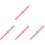 4Pièces Rose Design 3D 4