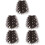 5Pièces Extensions Clip Longs Ondulés Multicolores Décoratives 8