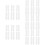 30Paires Blanches Sublimation Imprimables Coton Doux 10
