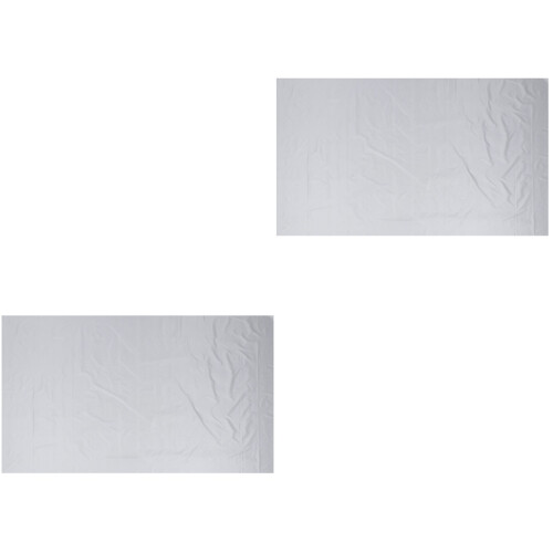 2Pièces Écran De Projection Murale Pliable En Polyester 2
