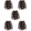 5Pièces Extensions Clip Longs Ondulés Multicolores Décoratives 10