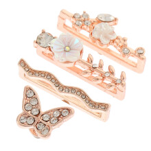 12Pièces Décorations Charms Montre Or Rose Alliage Miniatures Élégants