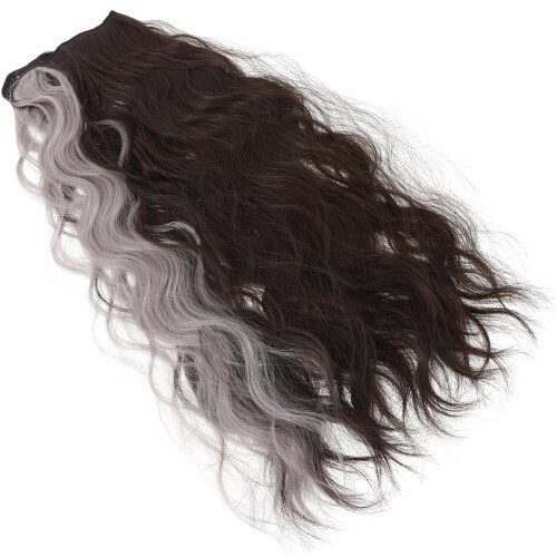 5Pièces Extensions Clip Longs Ondulés Multicolores Décoratives 1
