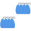 8Pièces Outils Nettoyage Saxophone Microdaim Bleu Usage Professionnel 4
