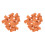 40Pièces Mini Rouge Décor Micro Paysage Pour Jardin Miniature 2
