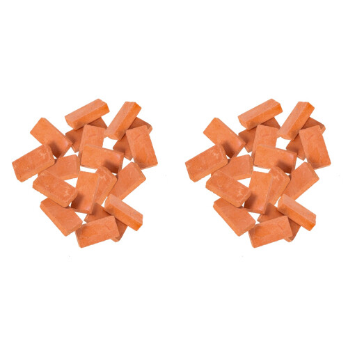 40Pièces Mini Rouge Décor Micro Paysage Pour Jardin Miniature 1