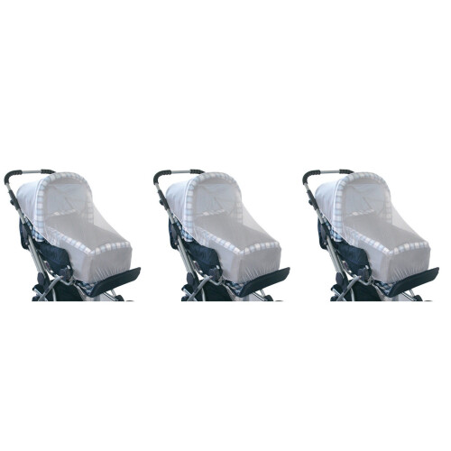 3Pièces Filet Bébé Poussette Protection Complète Confortable 2