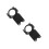 2Pièces Dead Fly Riser Noir Pour Aluminium Confort 4