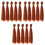 15Pièces Perruques DIY Lisses Marron PP Déco 3