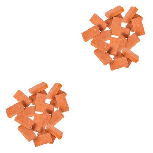 40Pièces Mini Rouge Décor Micro Paysage Pour Jardin Miniature 2