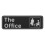 2Pièces Panneaux Office Noir Pour Porte Surface Lisse Décor 1