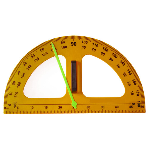 3Pièces Outils De Mesure Angle Semi- Orange Pour Professeurs