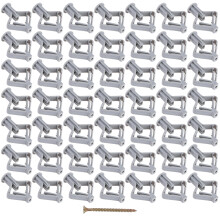 200Pièces Accessoires Fixation Murale Gris Chevilles Stables